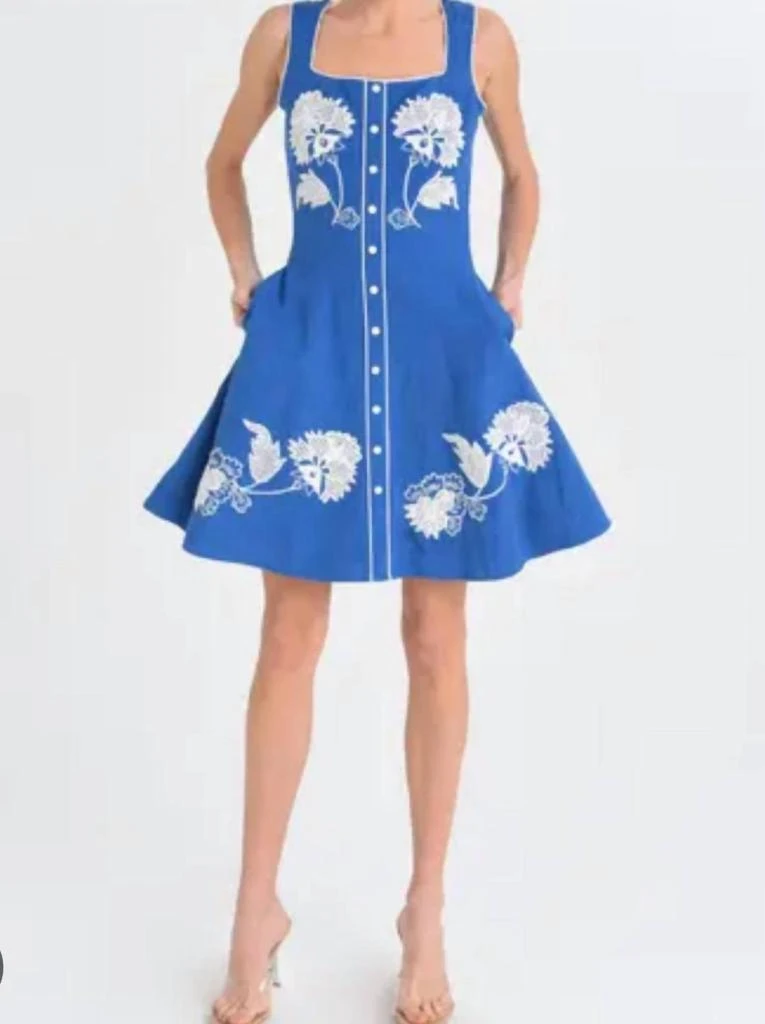 Shop Elana Embroidered Mini Dress In Blue on Sale at BeyondStyle  Get 69%  Off Elana Embroidered Mini Dress In Blue with Limited-Time Flash Deals,  Exclusive Discounts, and Special Offers. Enjoy Unbeatable