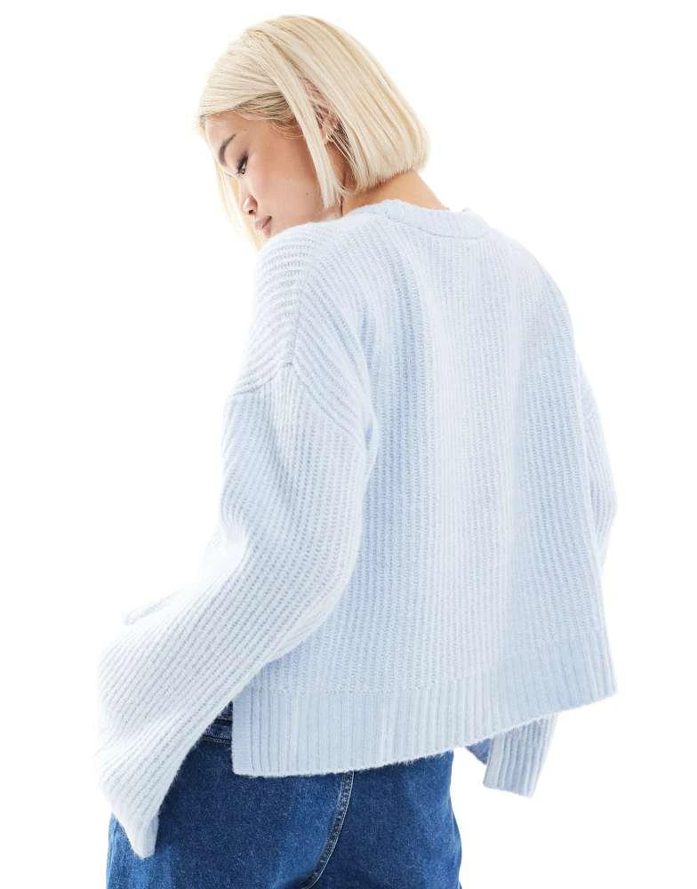 JJXX JJXX oversized jumper in light blue 3