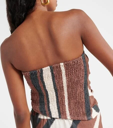 Faithfull Setubal striped linen tube top 5