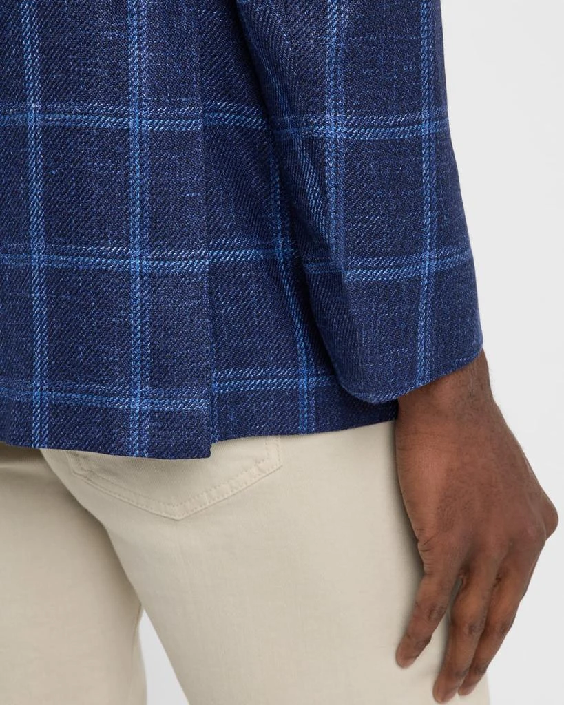 Sartorio Napoli Men's Large Overcheck Sport Coat 8