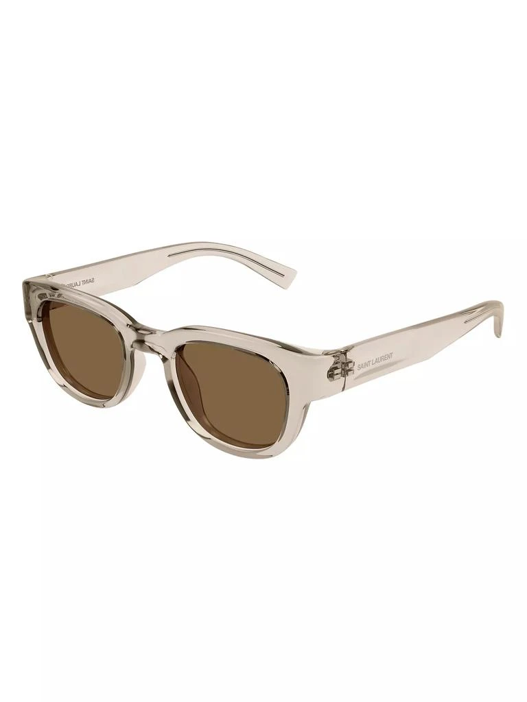 Yves Saint Laurent Script SL 675 46MM Round Sunglasses 1