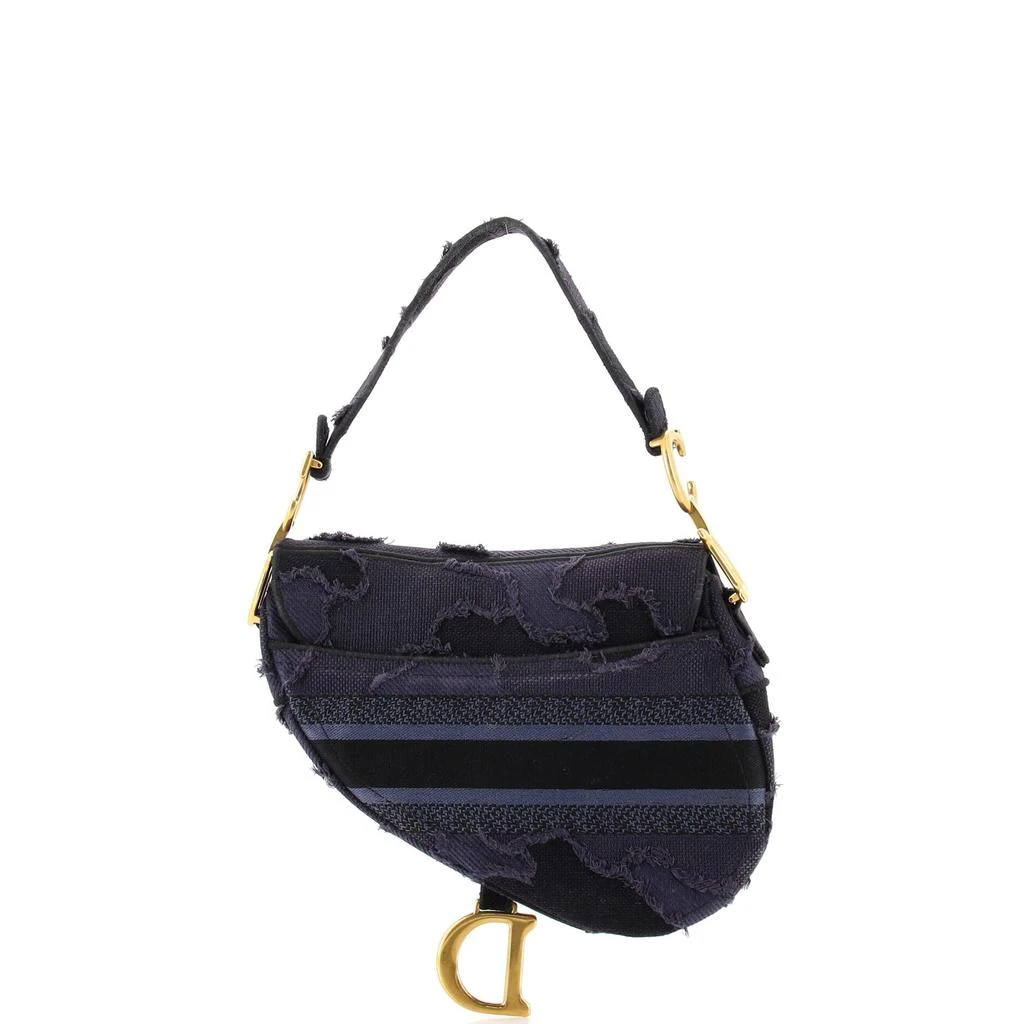 Dior Saddle Handbag Camouflage Embroidered Canvas Medium 3