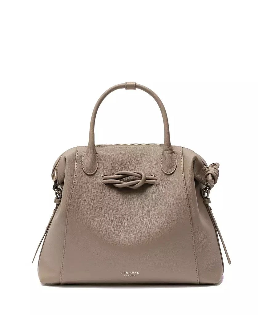 Esin Akan Wimbledon Large Leather Backpack Tote 7