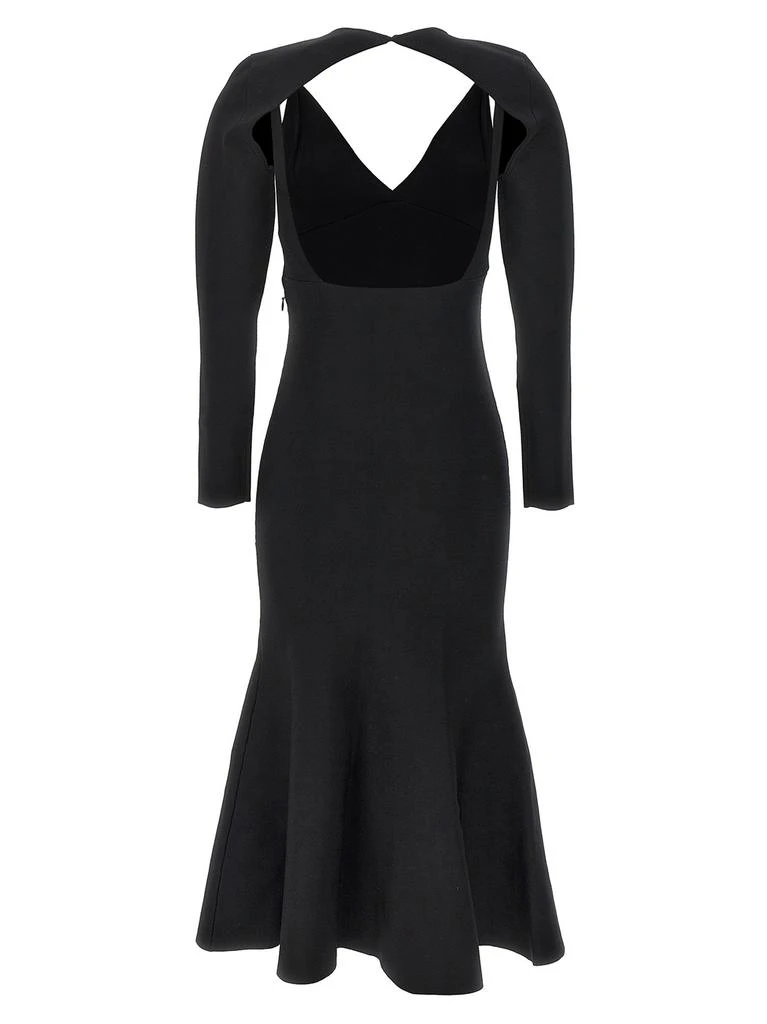 ROLAND MOURET Roland Mouret Stretch Knit Midi Gown 4