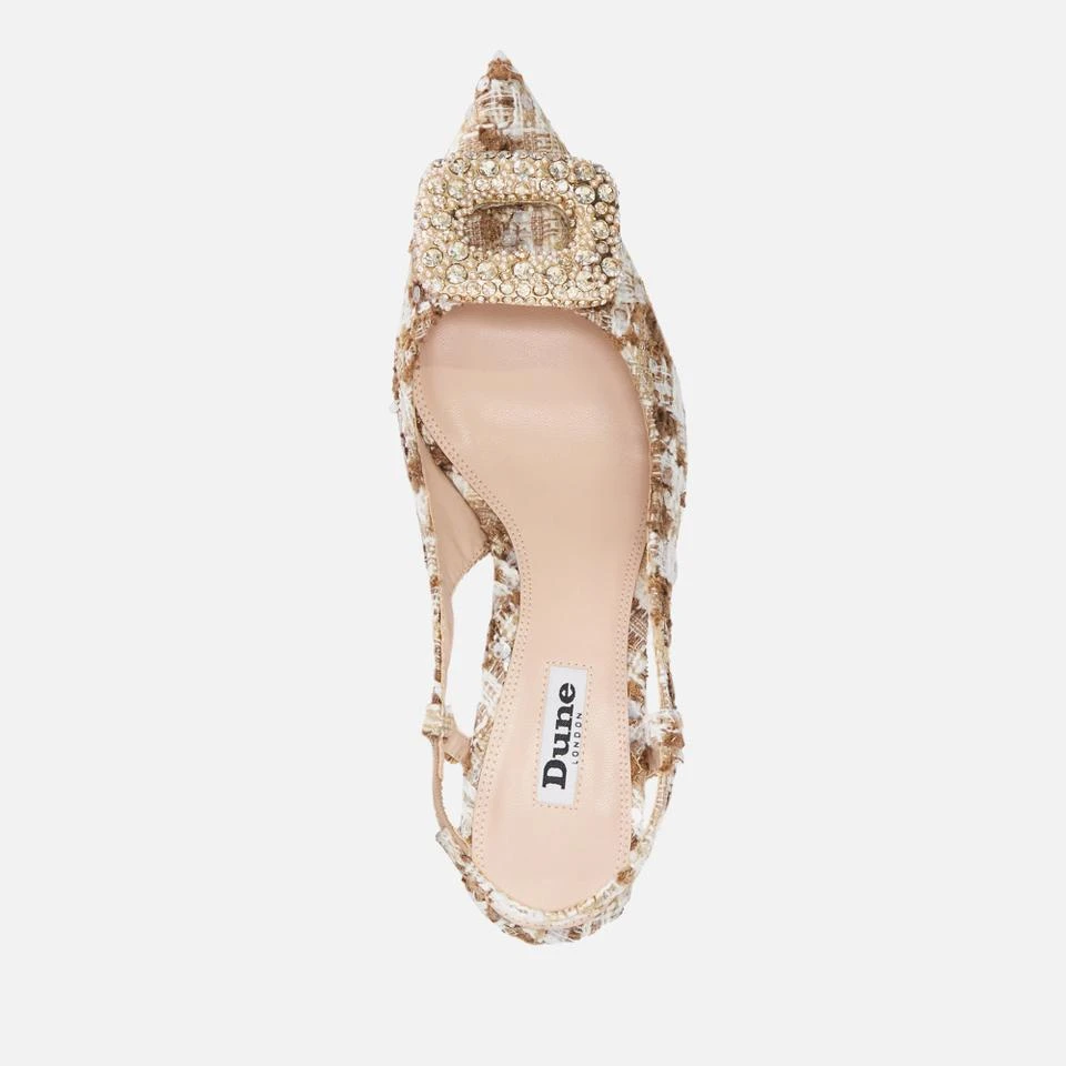 dune-london DUNE LONDON WOMEN'S CENTREPIECE BOUCLE OPEN COURTS 3