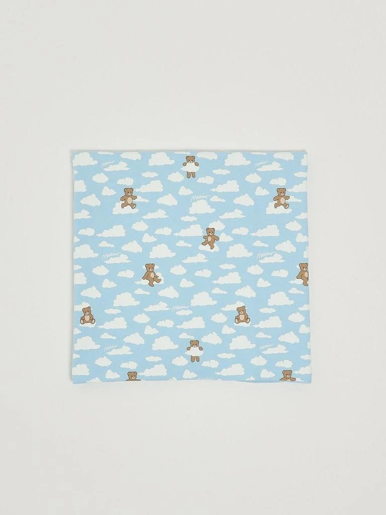 Moschino Moschino Kids All-Over Printed Blanket
