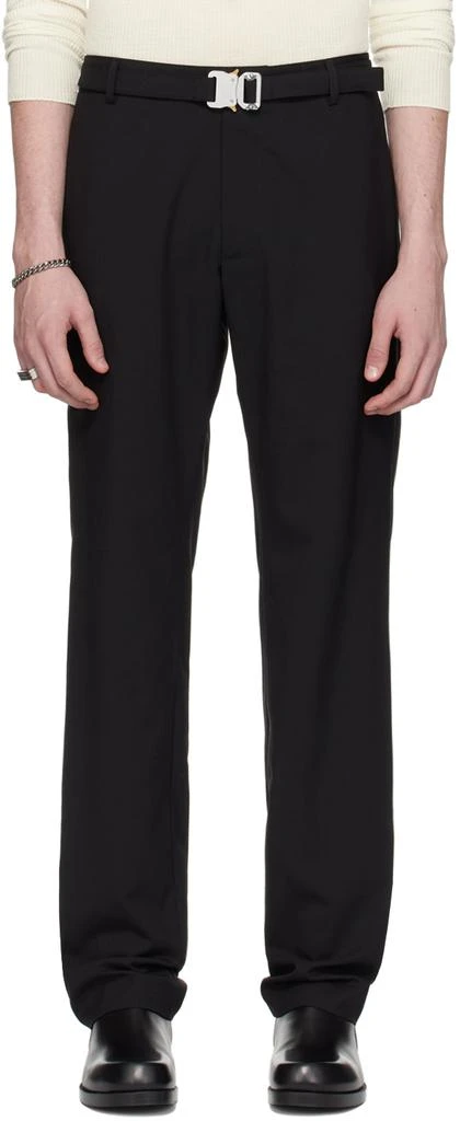 1017 ALYX 9SM Black Metal Buckle Trousers 1