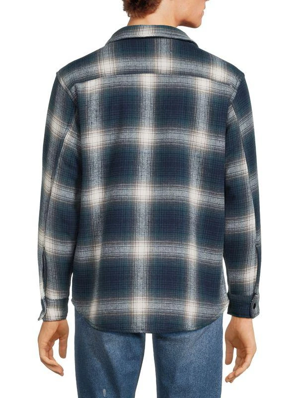 Matix Faux Shearling Lined Flannel Shacket 2