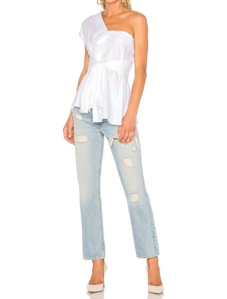 PETERSYN Petersyn - Hadley Cotton One Shoulder Top 4