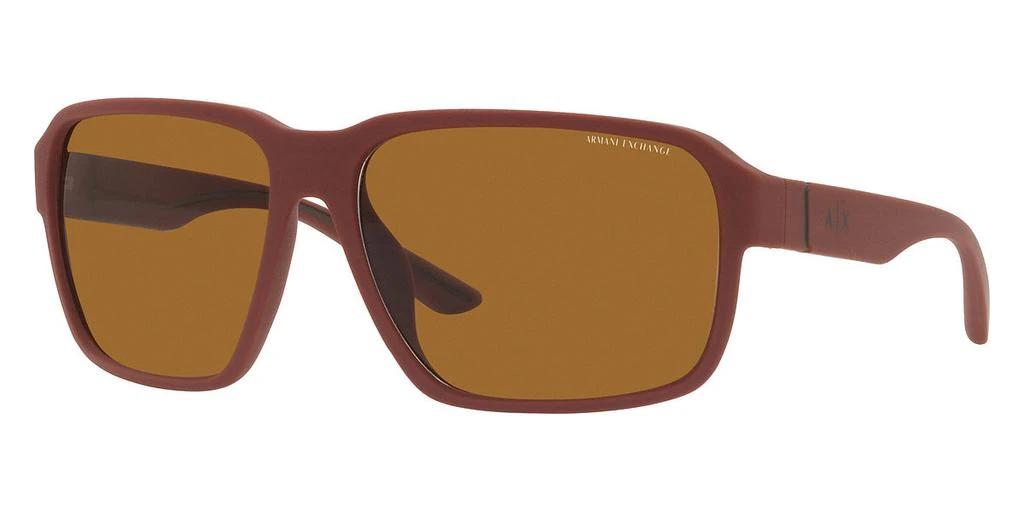 Armani Exchange Men's 64mm Matte Red Sunglasses 1