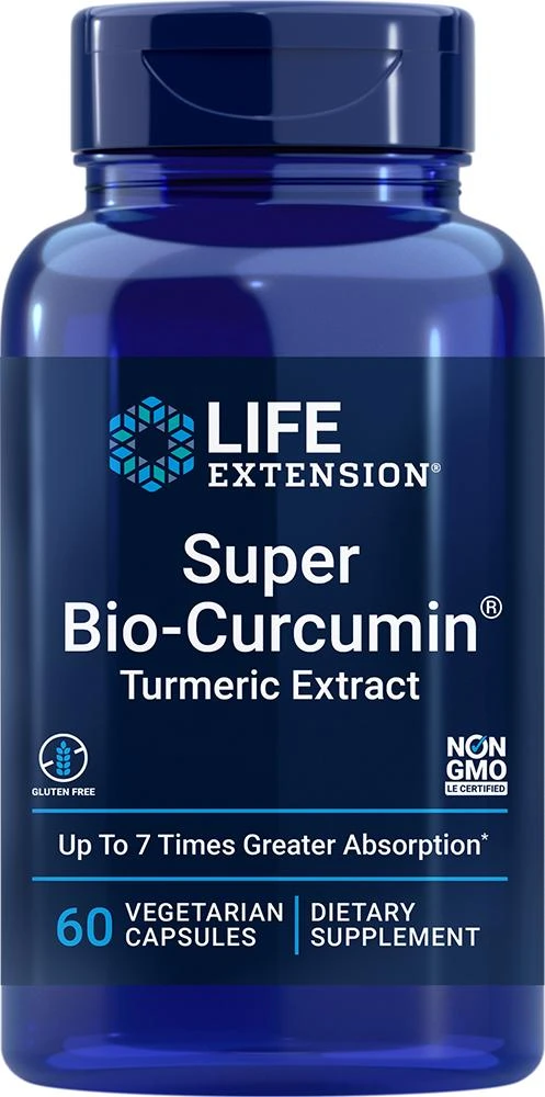 Life Extension Super Bio-Curcumin® Turmeric Extract, 60 vegetarian - 400 mg (400 mg, 60 vegetarian capsules), Life Extension 1
