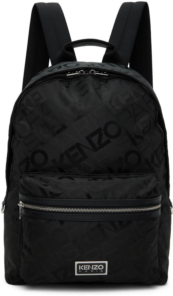 Kenzo Black Kenzo Paris 'KENZOGRAM' Backpack 1