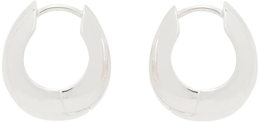 Sophie Buhai Silver Hinged Hoop Earrings