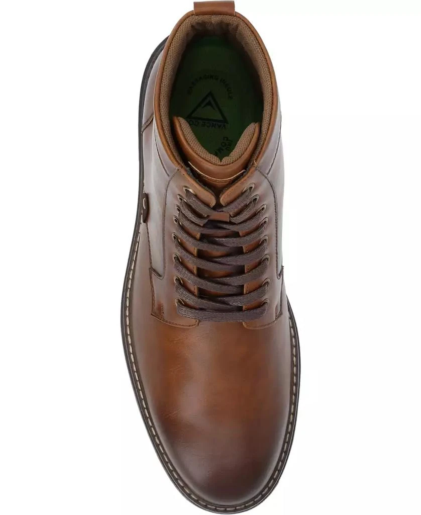 Vance Co. Men's Denver Tru Comfort Foam Plain Toe Lace-Up Ankle Boots 4