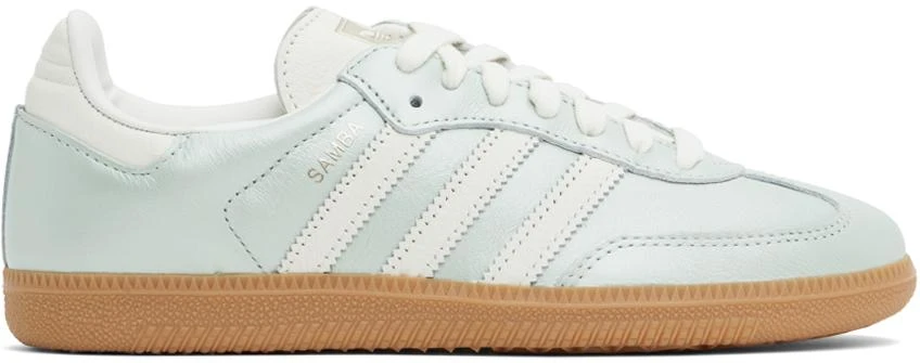 Adidas Blue & White Samba OG Sneakers 1