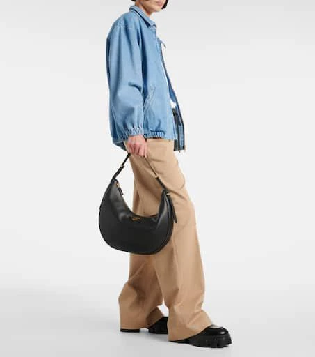 Prada Arque Large leather shoulder bag 5