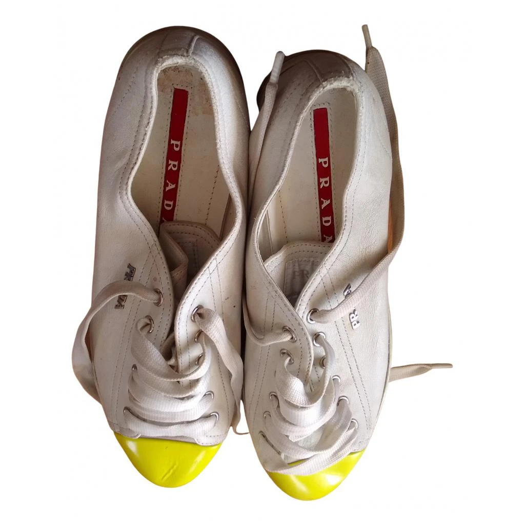 Prada Prada Leather trainers 1