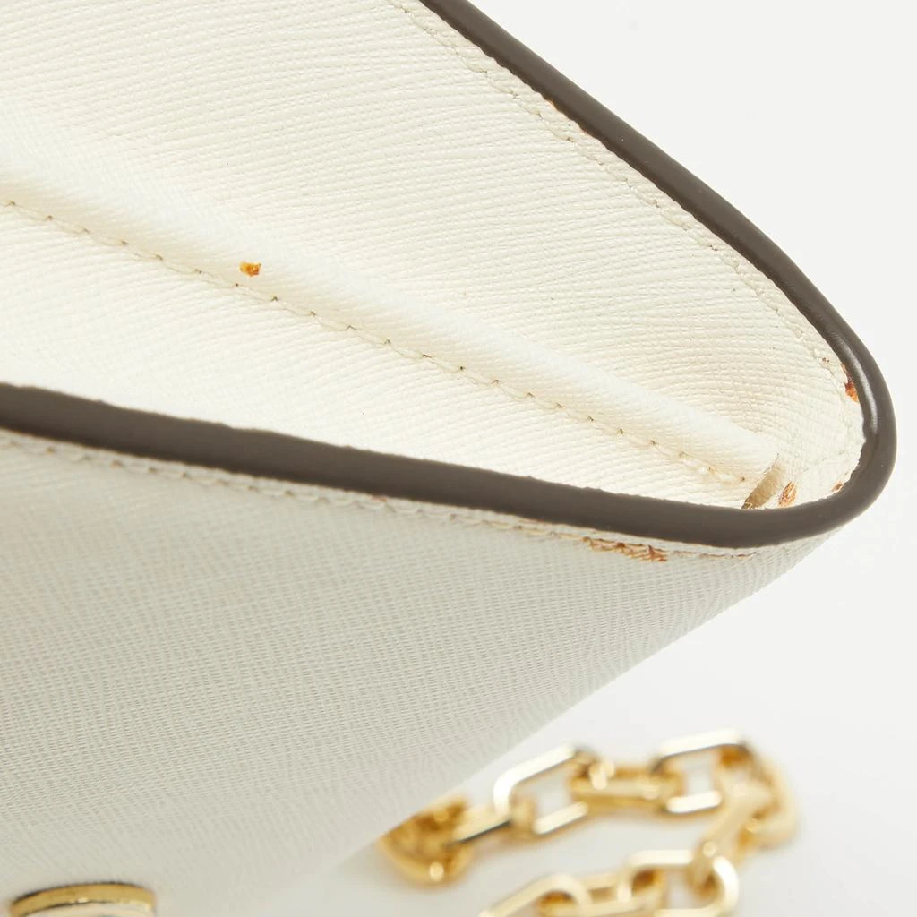 Tory Burch Tory Burch White Leather Emerson Wallet On Chain 9