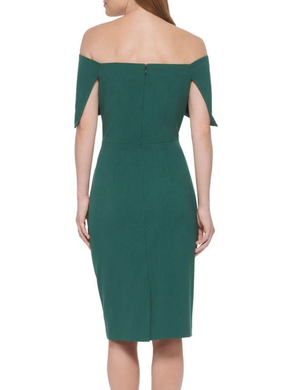 Vince Camuto Off Shoulder Midi Cocktail Dress 2