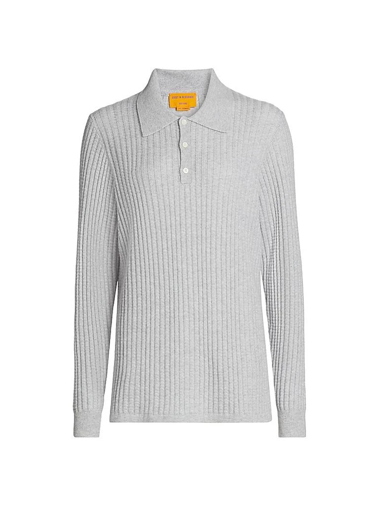 Guest in Residence Theo Waffle Cashmere Polo Sweater 1