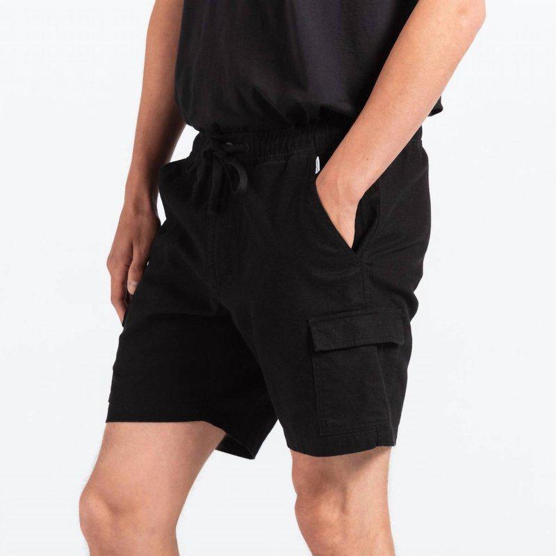 Banks Journal Boundry Walkshort In Dirty Black