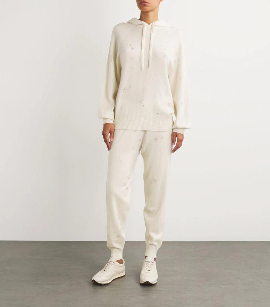 William Sharp Cashmere Crystal Embellished Kyra Sweatpants 2