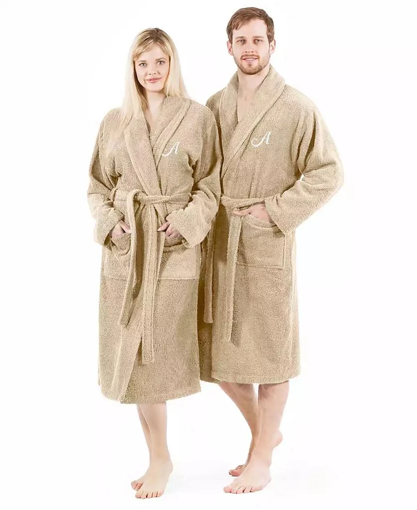 Linum Home Textiles Linum Font 100% Turkish Cotton Unisex Terry Bathrobe 3