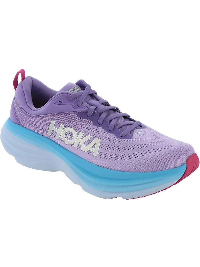 Hoka One One Bondi 8 Womens Mesh Running Athletic and Training Shoes 12