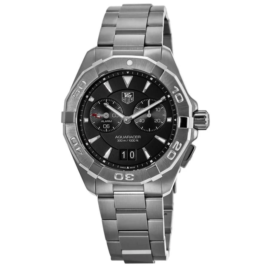 TAG Heuer Aquaracer Alarm 300M 41MM Black Dial Steel Men's Watch WAY111Z.BA0928 1