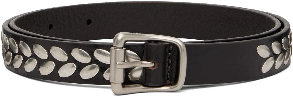 Lemaire Brown Almond Stud 20 belt