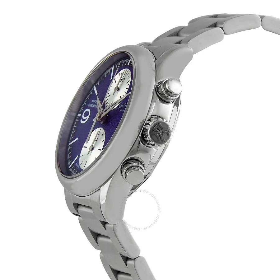 Armand Nicolet MHA Chronograph Automatic Dark Blue Dial Men's Watch A844HAA-BU-M2850A 2