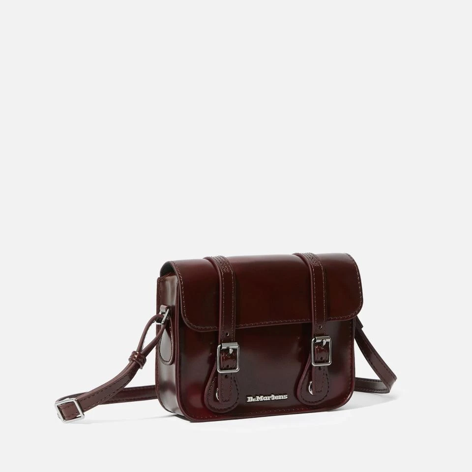 Dr. Martens Dr. Martens Women's 7" Oxford Rub Off Satchel - Cherry Vegan 6