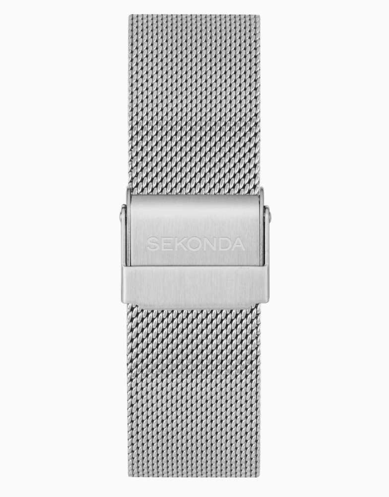 Sekonda Sekonda Sekonda flex plus 42mm round silver watch in silver