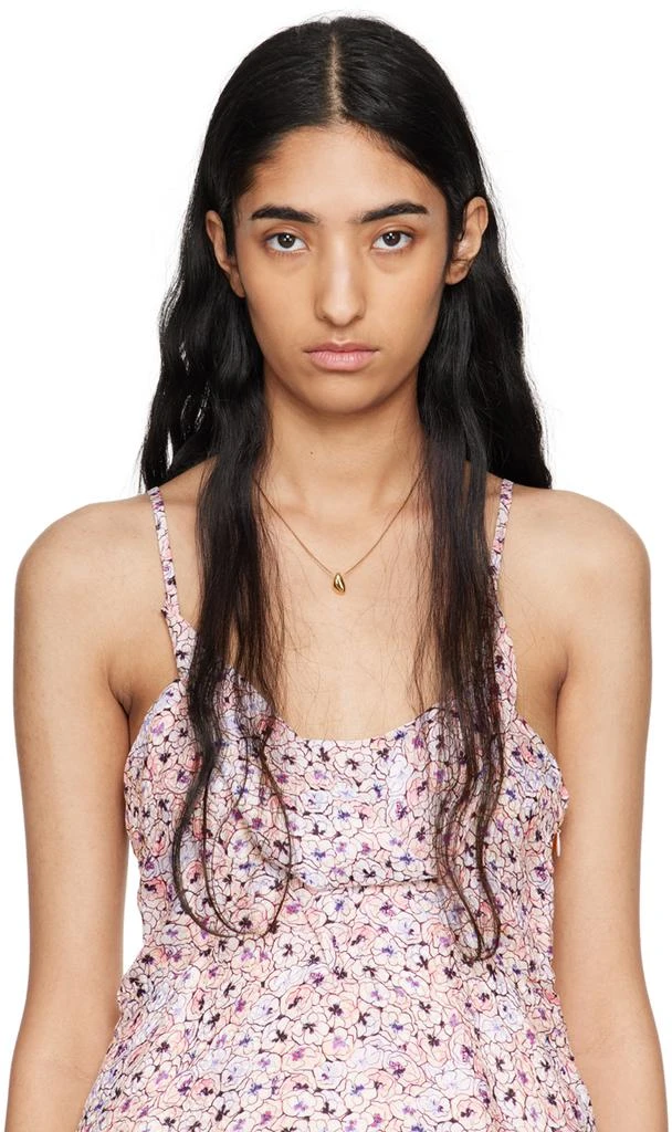 Isabel Marant Gold Small Drop Necklace 2
