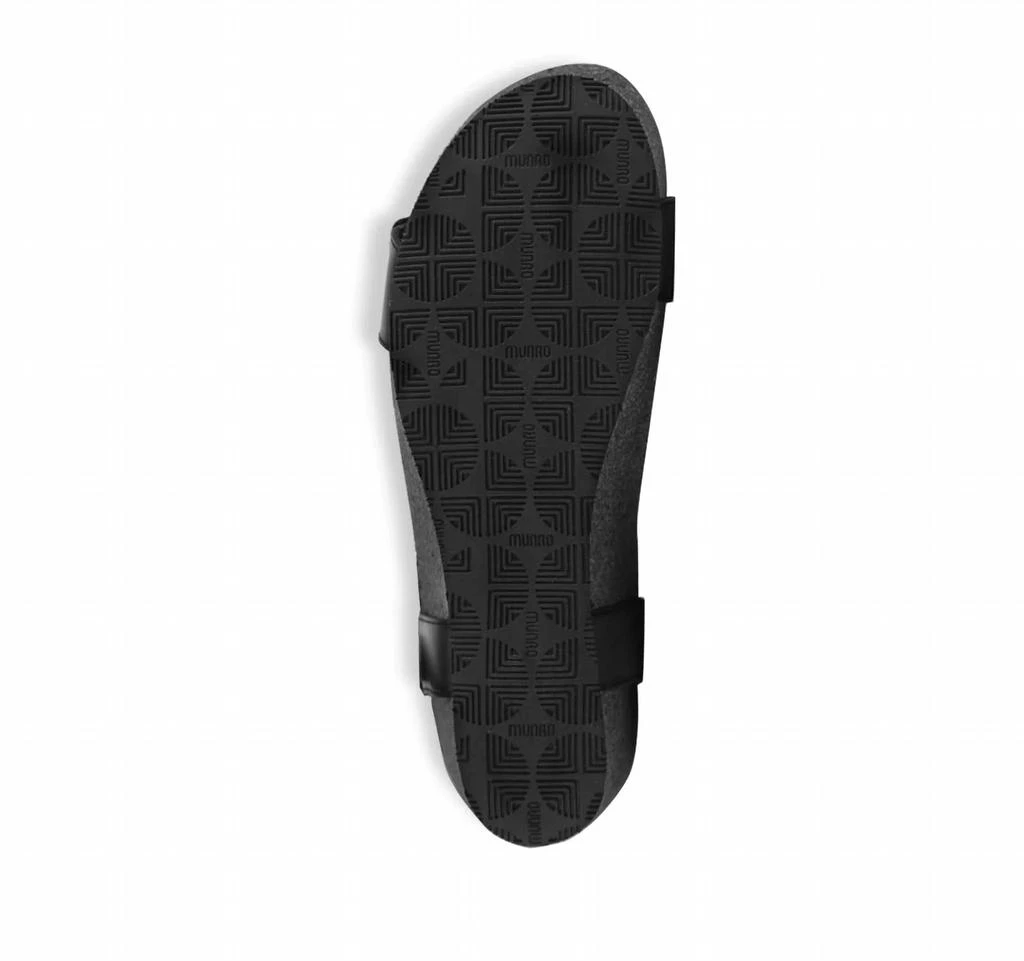 Munro Women's Sintra Sandal In Black Calf Leather 5