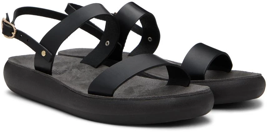 ANCIENT GREEK SANDALS Black Clio Comfort Sandals 4