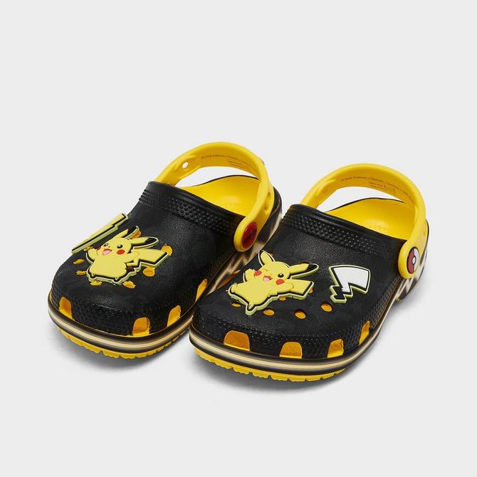 CROCS Kids' Toddler Crocs x Pokemon Pikachu Classic Clog Shoes