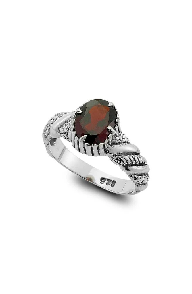 SAMUEL B. Garnet Ring