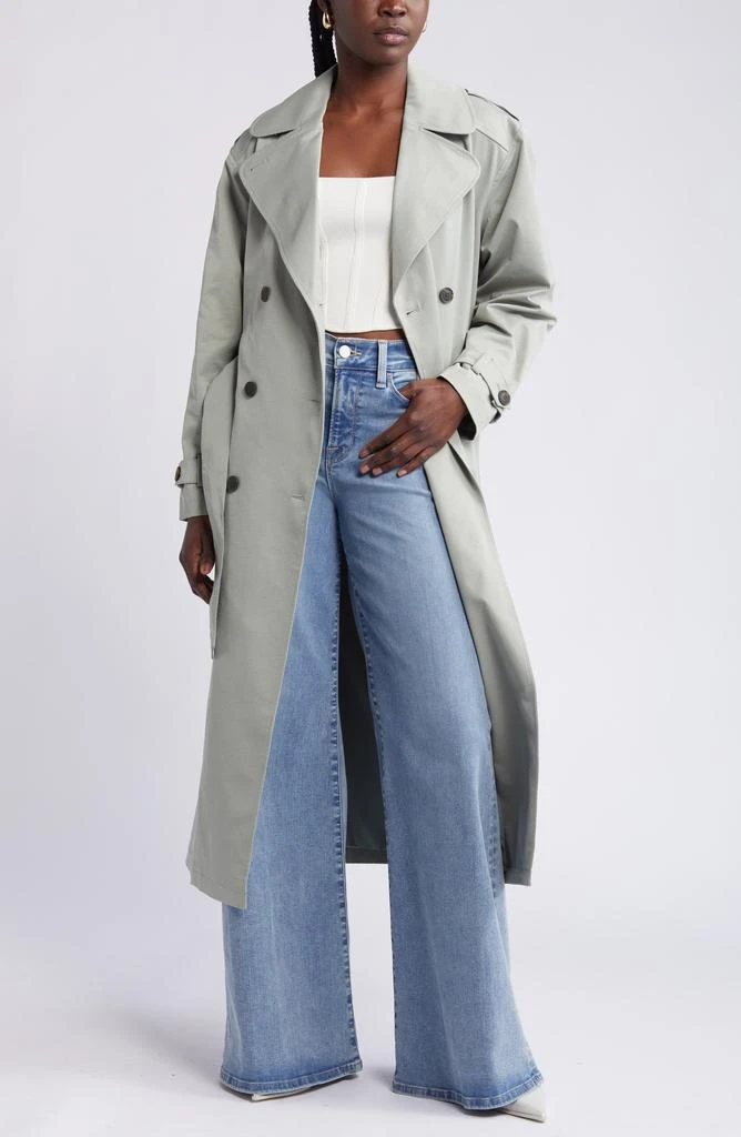 Open Edit Belted Trench Coat
