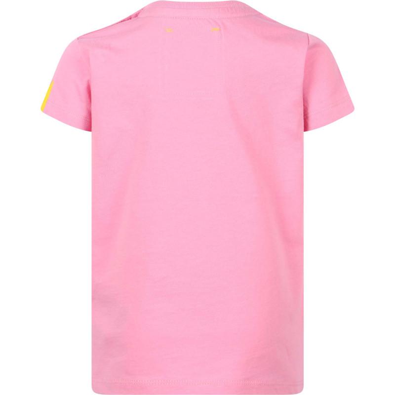 Replay & Sons Glittery batman print t shirt in pink