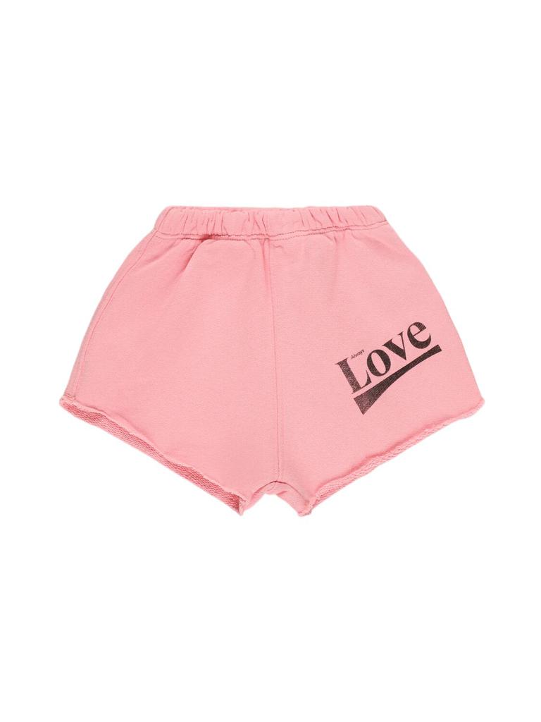 The Animals Observatory Printed Cotton Sweat Shorts
