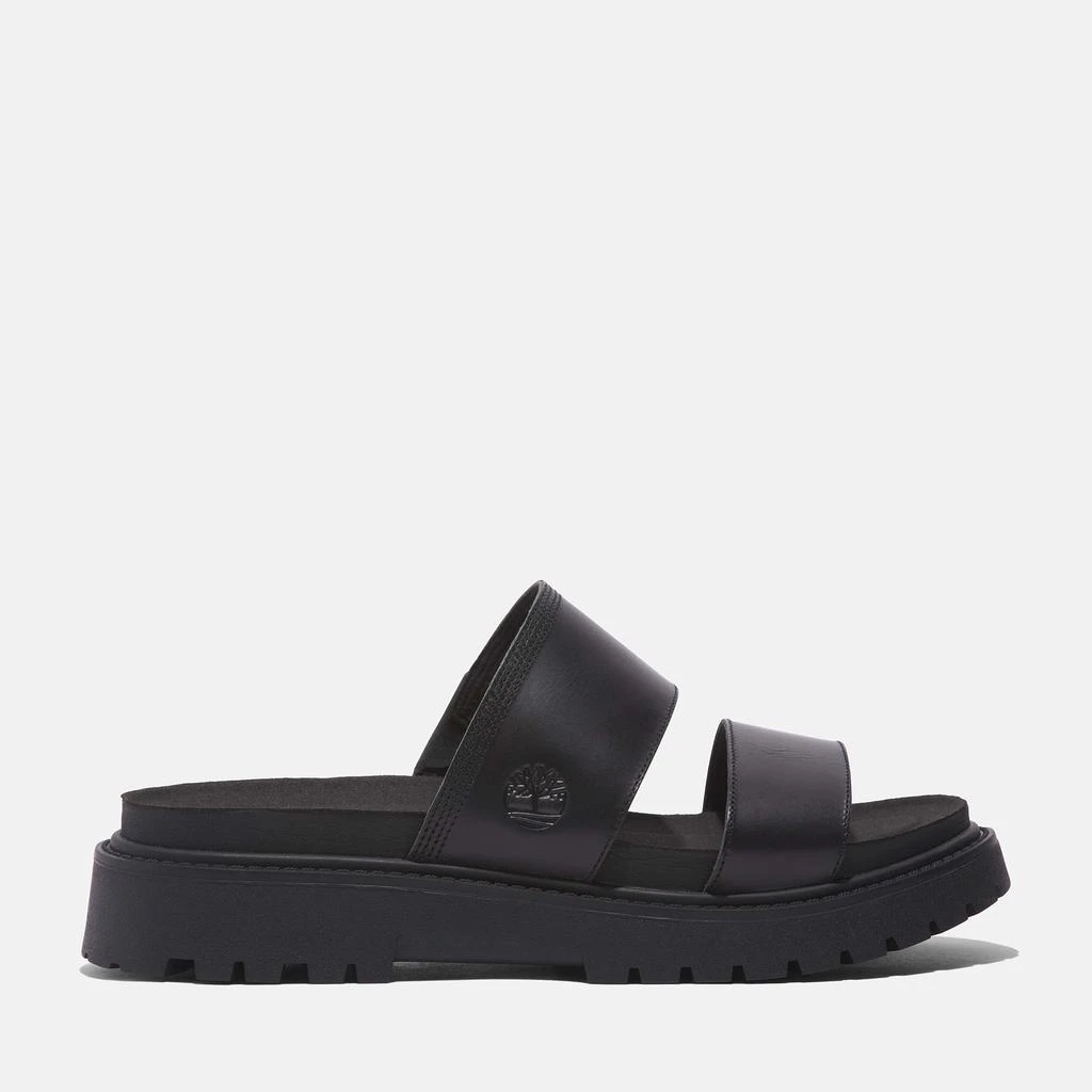 Timberland Women's Clairemont Way Leather Slide Sandals 1