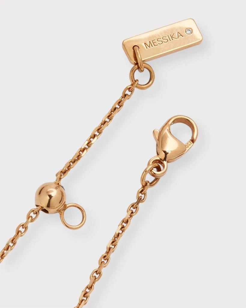 Messika LUCKY MOVE 18K ROSE GOLD DIAMOND NECKLACE 4