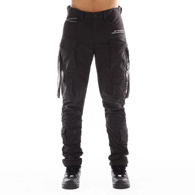 Cult Of Individuality Rocker Cargo In Vintage Black 2