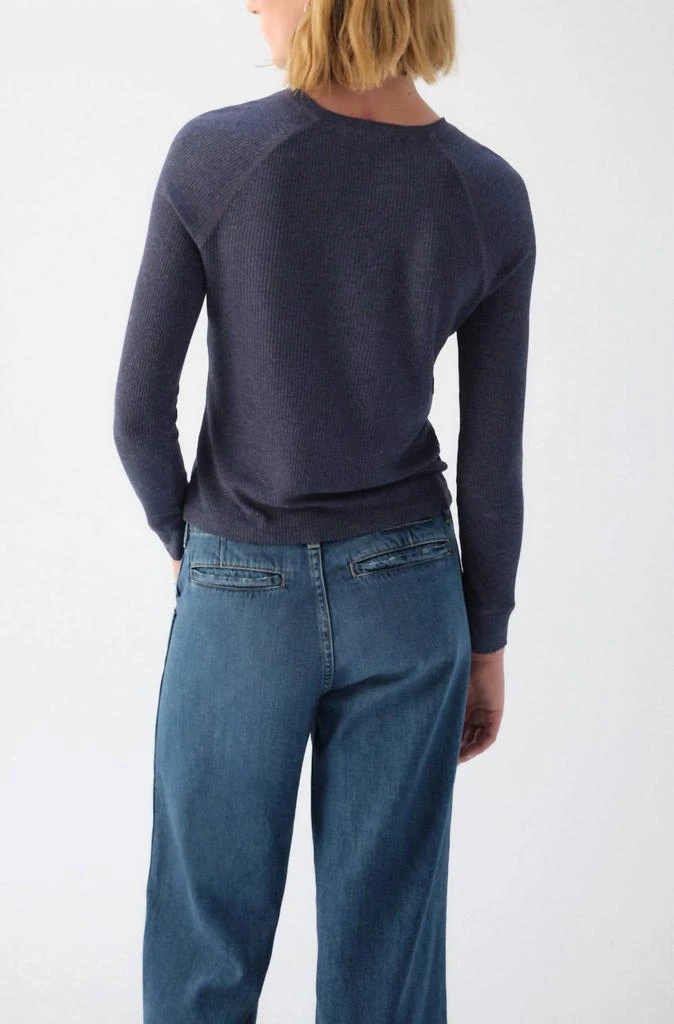 AMO Lovely Rib Tee In Neptune 3