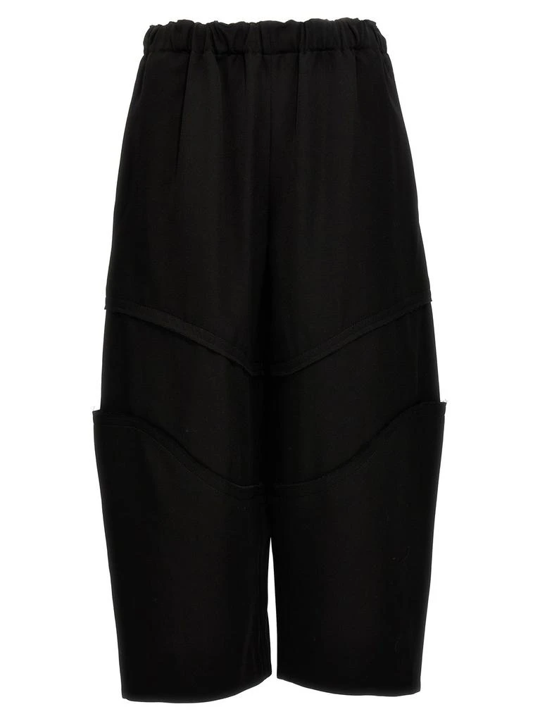 Comme des Garcons Comme des Garçons Wide-Leg Cropped Trousers 1