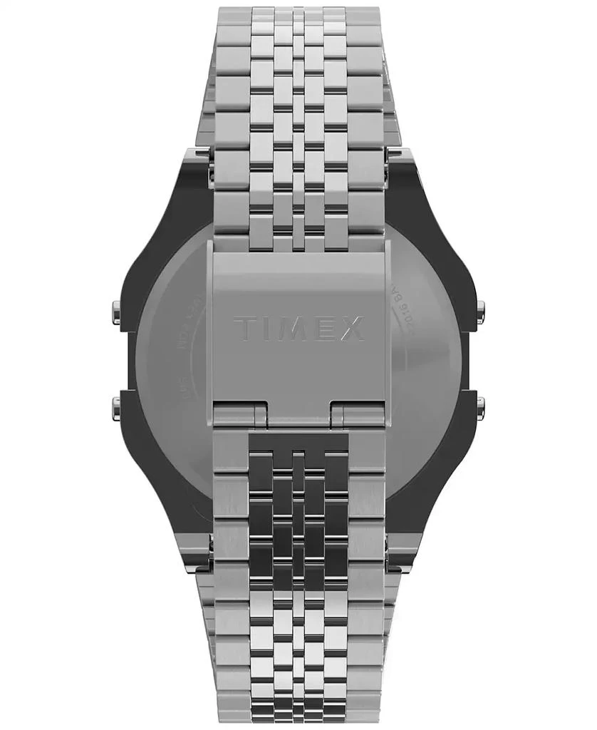 Timex Men's Quartz Digital Silver-Tone Stainless Steel Watch, 34mm 3