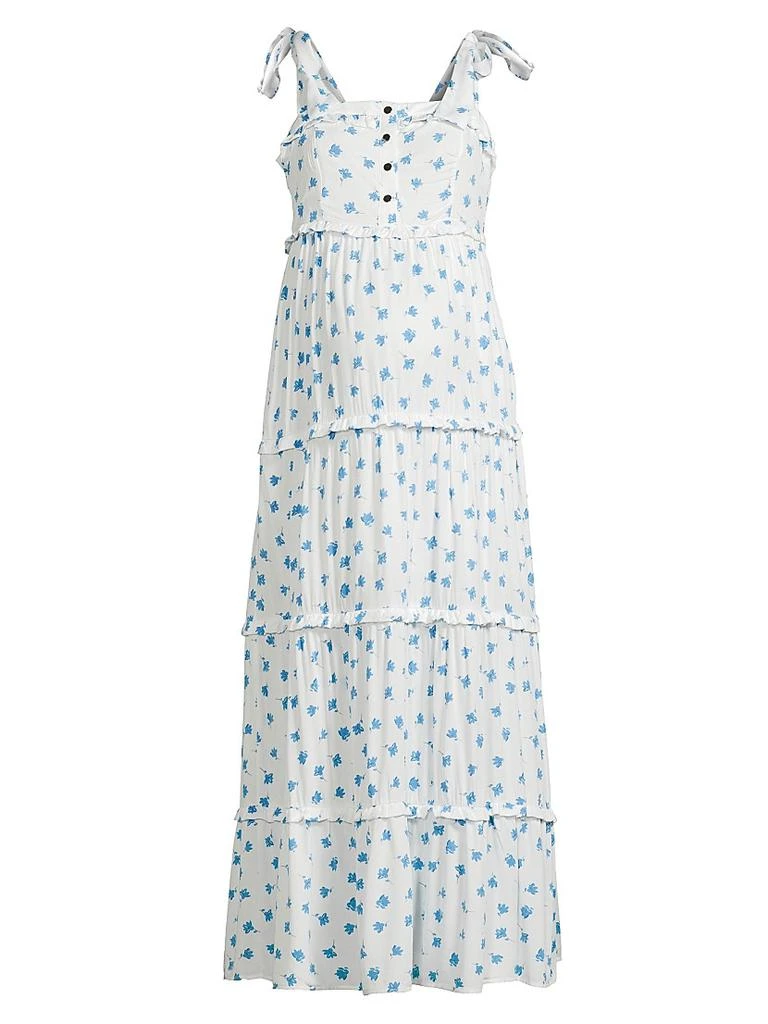 Nom Maternity Mara Floral Tiered Maxi Dress 1