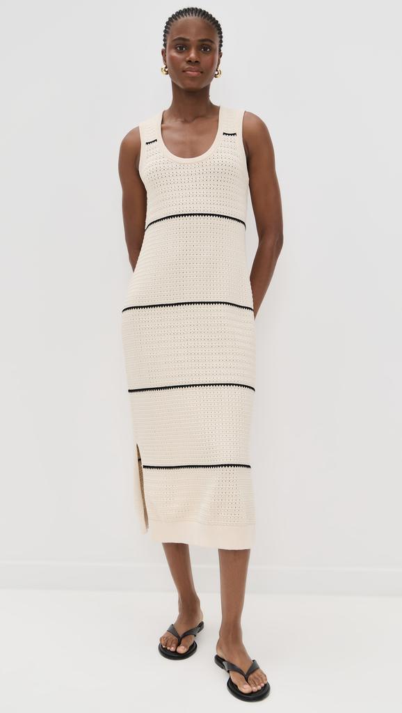 Varley Scott Scoop Neck Midi Dress