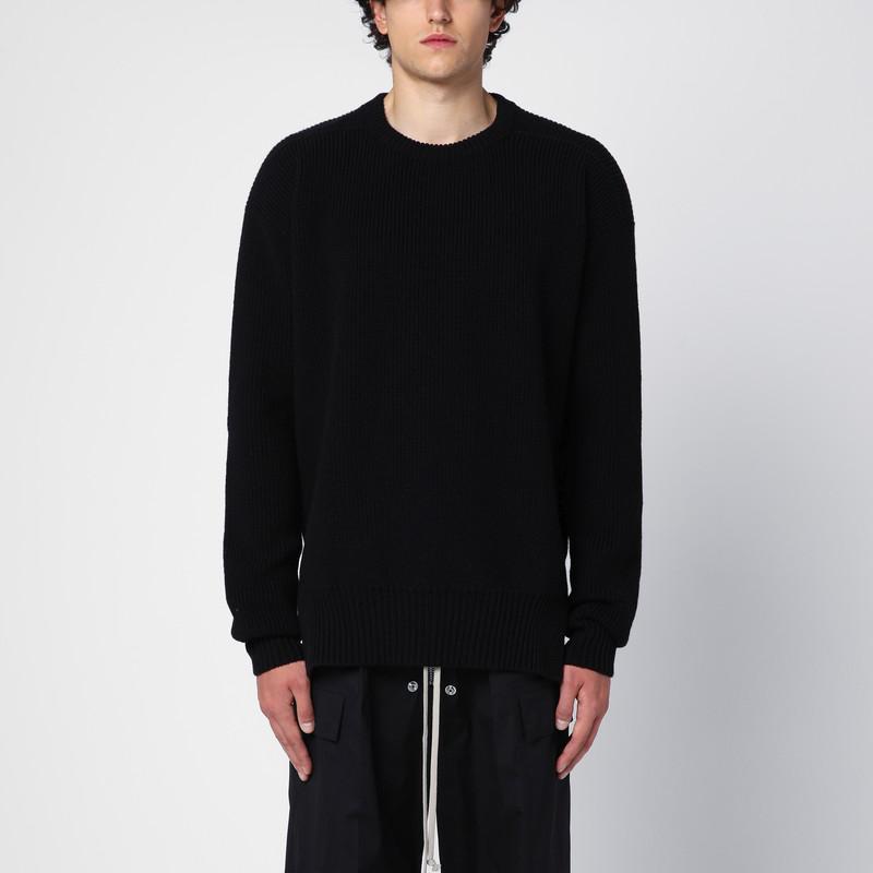 【Rick Owens】Porterville Hustler フーディ Rick Owens Black Porterville Hustler Hoodie - Hoodies